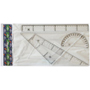 DFH EQUIPO DE DIBUJO PLASTICO CRISTAL 25cm 20007